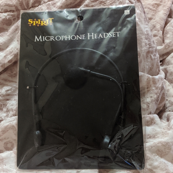 Spirit Halloween Costume Cosplay Popstar Microphone Headset - Picture 1 of 3